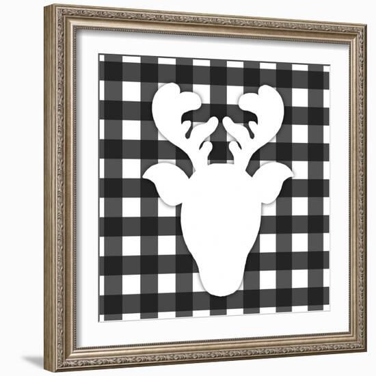 Christmas Gingham II-Anna Quach-Framed Art Print