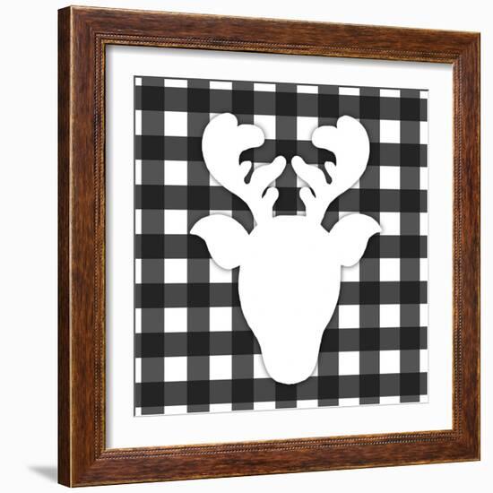 Christmas Gingham II-Anna Quach-Framed Art Print