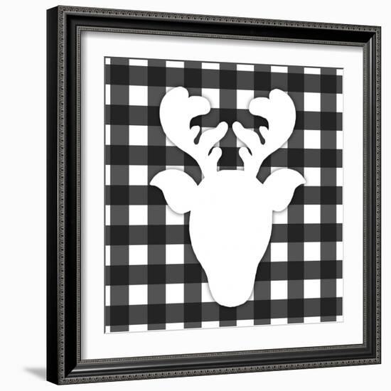 Christmas Gingham II-Anna Quach-Framed Art Print