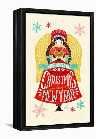 Christmas Girl-Gaia Marfurt-Framed Premier Image Canvas