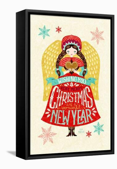 Christmas Girl-Gaia Marfurt-Framed Premier Image Canvas