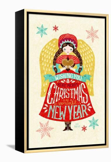 Christmas Girl-Gaia Marfurt-Framed Premier Image Canvas