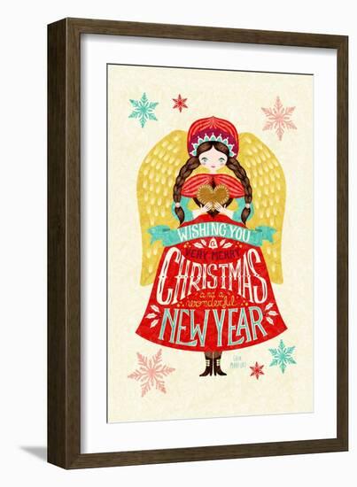 Christmas Girl-Gaia Marfurt-Framed Giclee Print