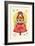 Christmas Girl-Gaia Marfurt-Framed Giclee Print