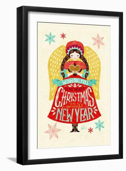 Christmas Girl-Gaia Marfurt-Framed Giclee Print