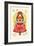 Christmas Girl-Gaia Marfurt-Framed Giclee Print