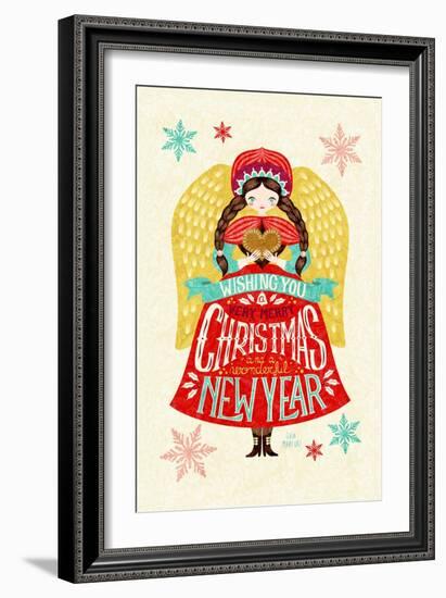 Christmas Girl-Gaia Marfurt-Framed Giclee Print