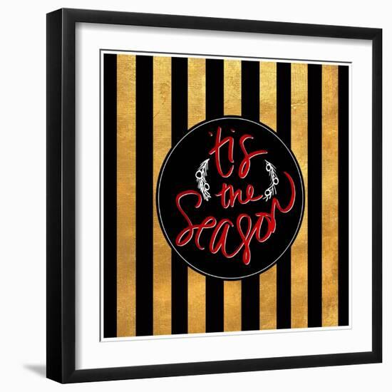 Christmas Gold III-Sd Graphics Studio-Framed Art Print