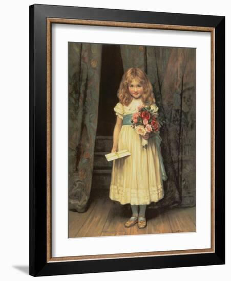 Christmas Greeting-Charles T. Frere-Framed Giclee Print