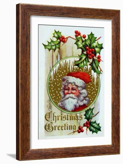 Christmas Greeting-null-Framed Art Print