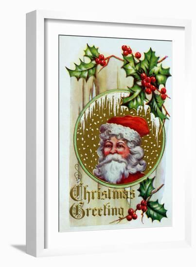 Christmas Greeting-null-Framed Art Print