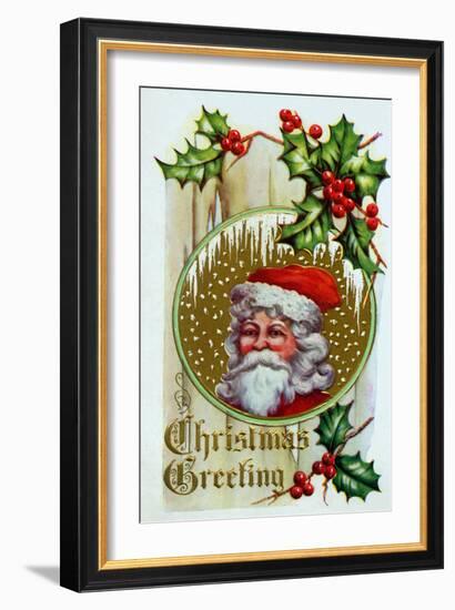 Christmas Greeting-null-Framed Art Print