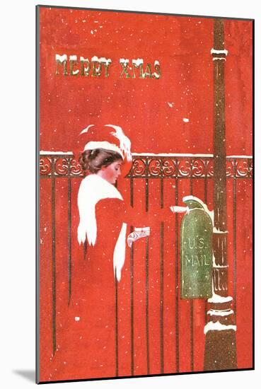 Christmas Greetings-C. Coles Phillips-Mounted Art Print