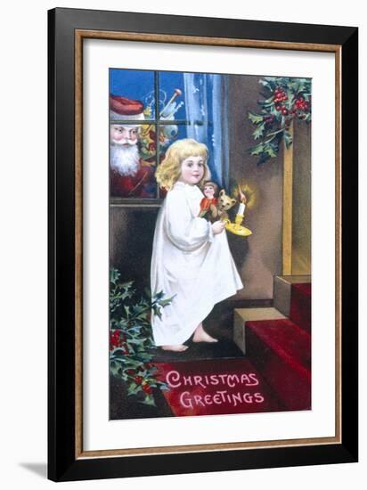 Christmas Greetings-null-Framed Giclee Print