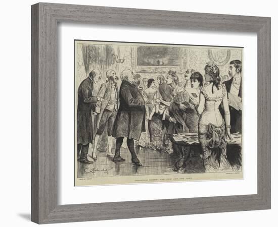 Christmas Guests, the Lion and the Lamb-Frederick Barnard-Framed Giclee Print