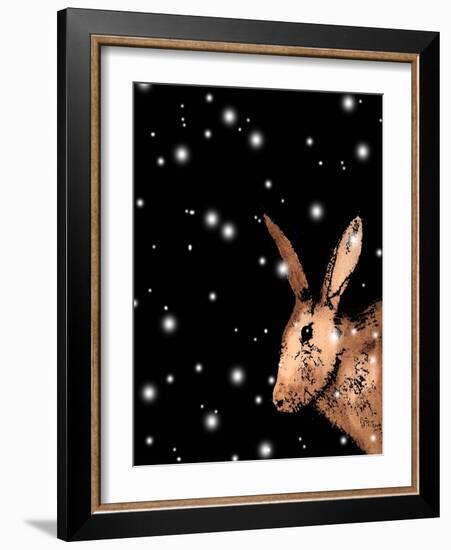 Christmas Hare-Sarah Thompson-Engels-Framed Giclee Print