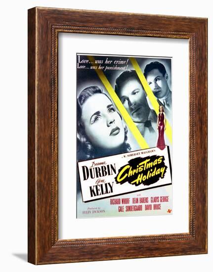 Christmas Holiday - Movie Poster Reproduction-null-Framed Photo