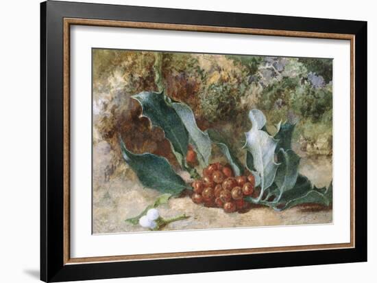 Christmas Holly-Jabez Bligh-Framed Giclee Print