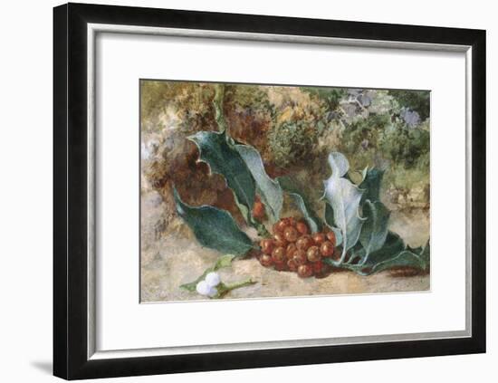 Christmas Holly-Jabez Bligh-Framed Giclee Print