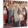 "Christmas Homecoming", December 25,1948-Norman Rockwell-Mounted Giclee Print