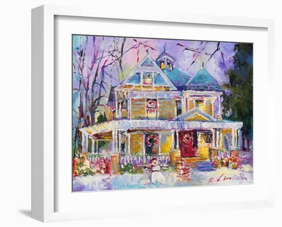Christmas House-Richard Wallich-Framed Giclee Print