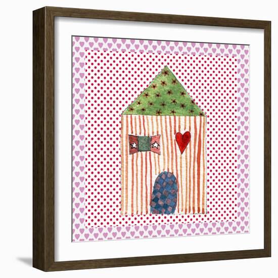 Christmas House-Effie Zafiropoulou-Framed Giclee Print