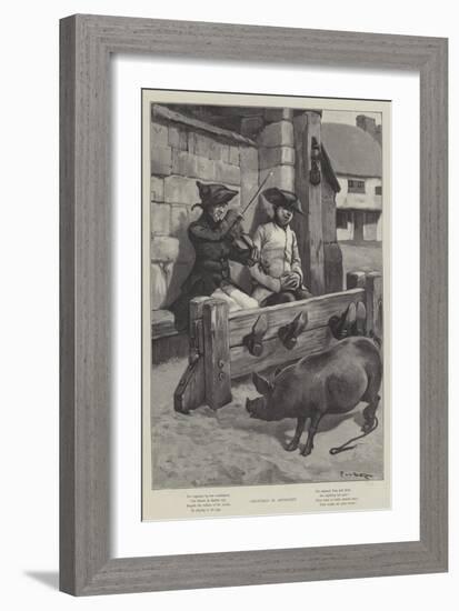 Christmas in Adversity-Sir Frederick William Burton-Framed Giclee Print