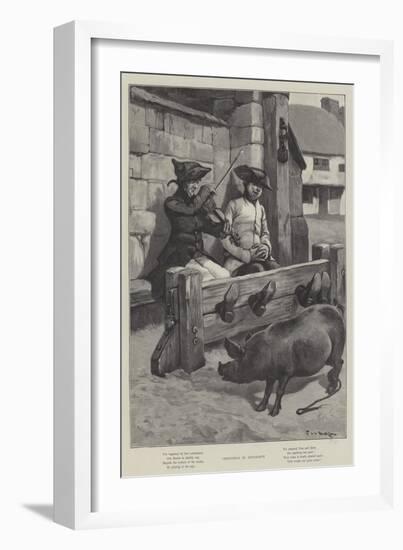 Christmas in Adversity-Sir Frederick William Burton-Framed Giclee Print