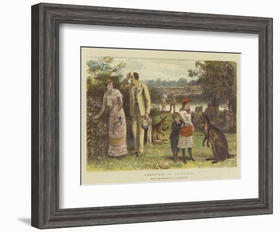 Christmas in Australia-George Goodwin Kilburne-Framed Giclee Print