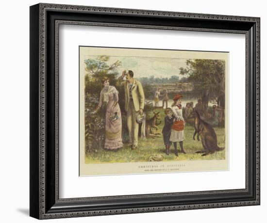 Christmas in Australia-George Goodwin Kilburne-Framed Giclee Print