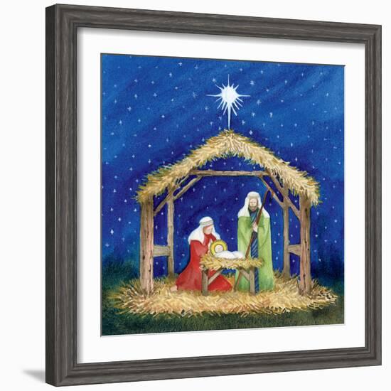 Christmas in Bethlehem III-Kathleen Parr McKenna-Framed Art Print