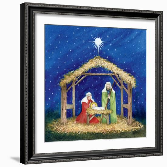 Christmas in Bethlehem III-Kathleen Parr McKenna-Framed Art Print