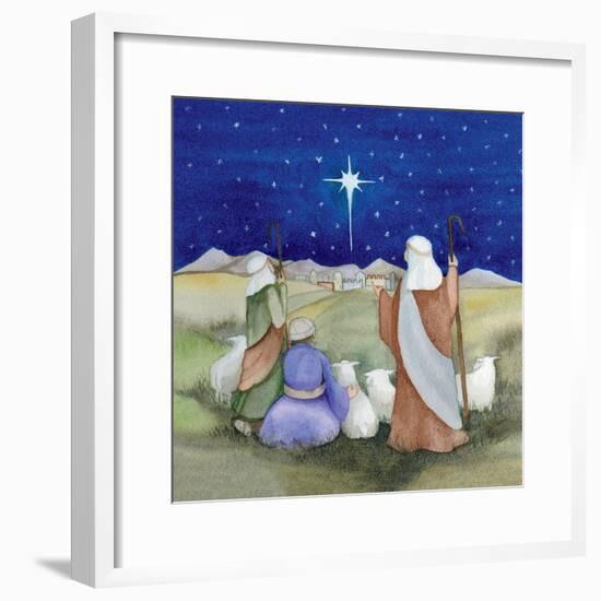 Christmas in Bethlehem IV-Kathleen Parr McKenna-Framed Art Print