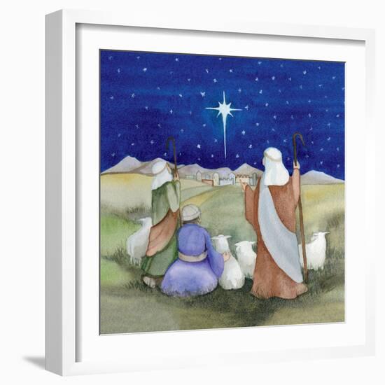 Christmas in Bethlehem IV-Kathleen Parr McKenna-Framed Art Print