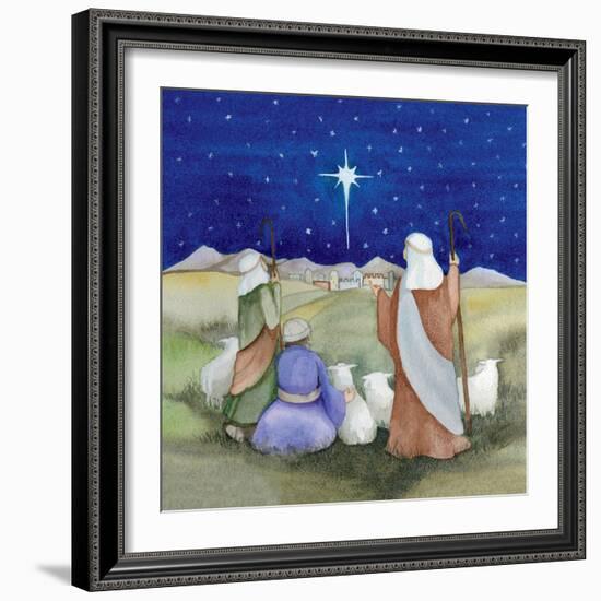 Christmas in Bethlehem IV-Kathleen Parr McKenna-Framed Art Print