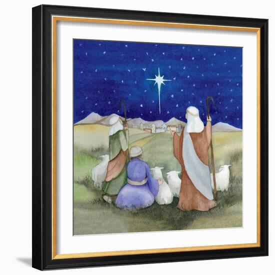 Christmas in Bethlehem IV-Kathleen Parr McKenna-Framed Art Print