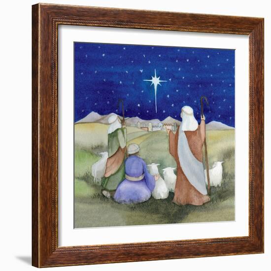 Christmas in Bethlehem IV-Kathleen Parr McKenna-Framed Premium Giclee Print