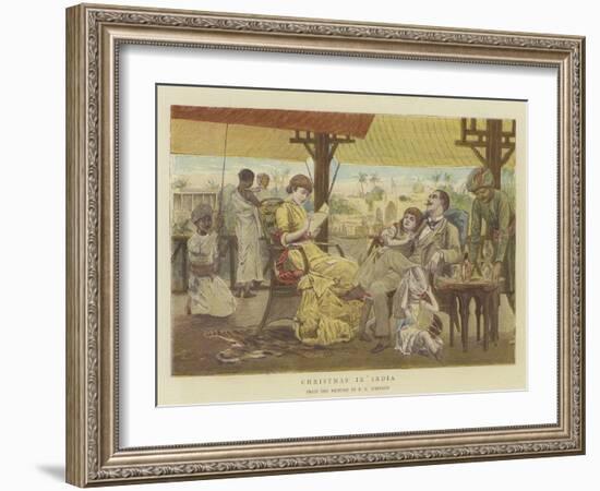 Christmas in India-Edward Killingworth Johnson-Framed Giclee Print