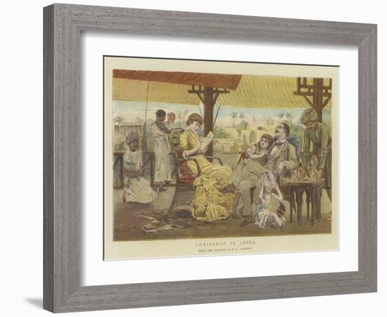 Christmas in India-Edward Killingworth Johnson-Framed Giclee Print