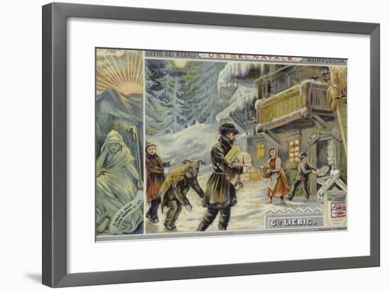 Christmas in Norway-null-Framed Giclee Print