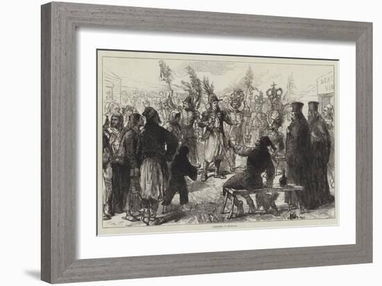 Christmas in Roumania-Charles Robinson-Framed Giclee Print