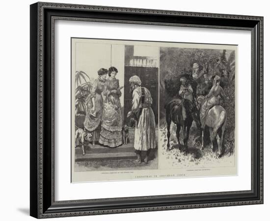 Christmas in Southern India-John Charlton-Framed Giclee Print