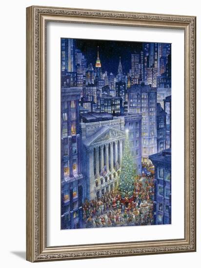 Christmas in the City-Bill Bell-Framed Giclee Print