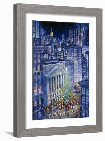 Christmas in the City-Bill Bell-Framed Giclee Print