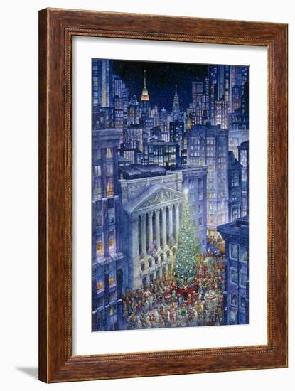 Christmas in the City-Bill Bell-Framed Giclee Print