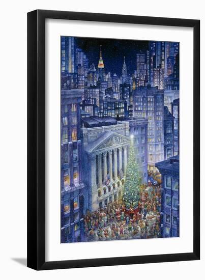 Christmas in the City-Bill Bell-Framed Giclee Print