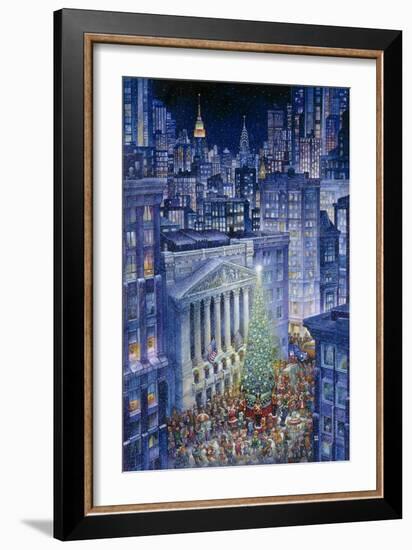 Christmas in the City-Bill Bell-Framed Giclee Print