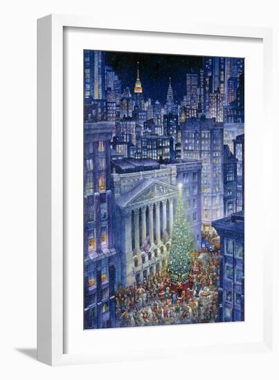 Christmas in the City-Bill Bell-Framed Giclee Print