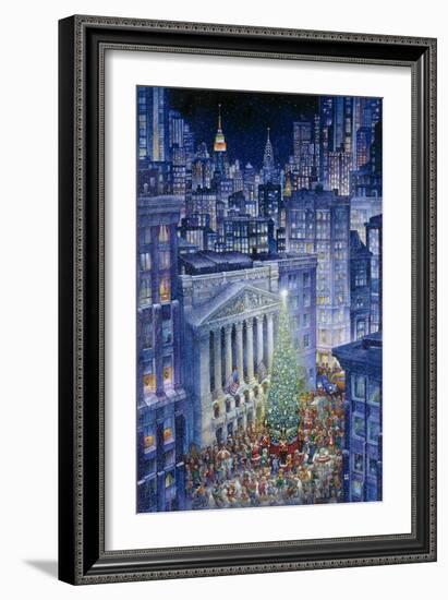 Christmas in the City-Bill Bell-Framed Giclee Print