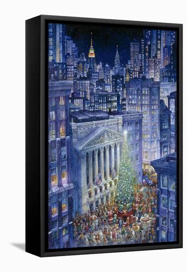 Christmas in the City-Bill Bell-Framed Premier Image Canvas